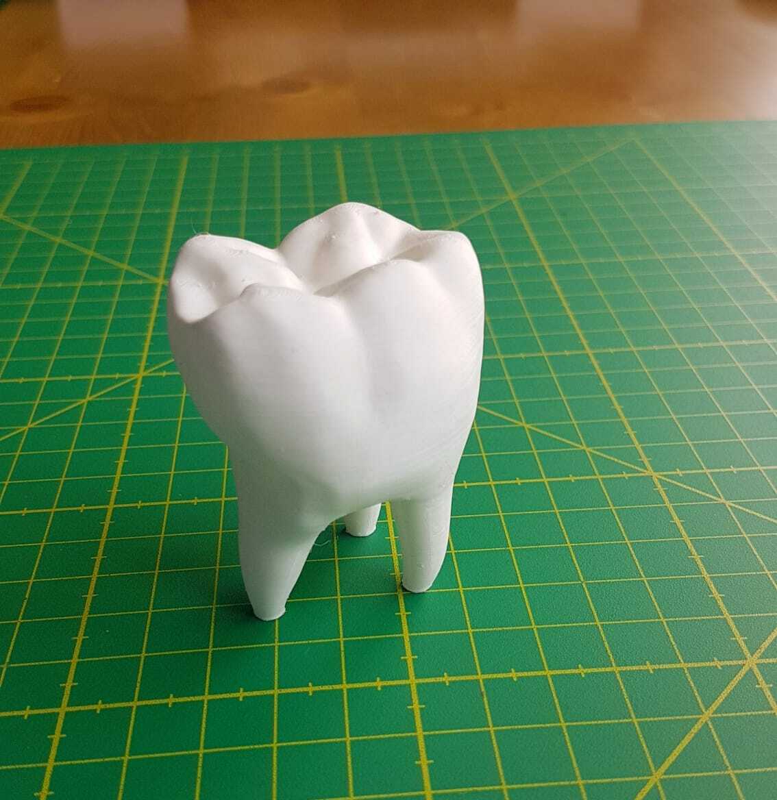 STL file Tooth business card holder for dentist 🦷・3D print model to